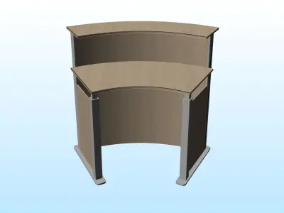 RECEPTION DESK 01 3D model