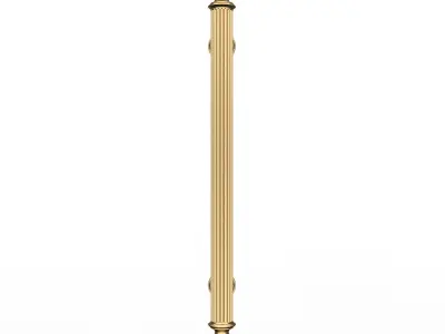 Classic Door Handle 06 Gold Low-poly 3D model