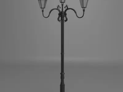 Classic Streetlight 3D model
