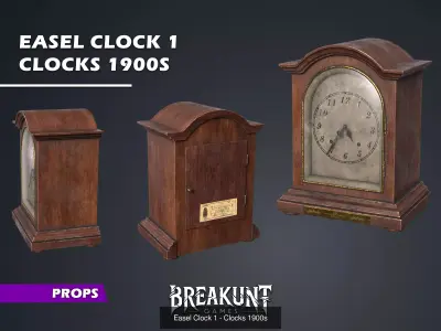 Clocks 1900s - 17 assets 3D Model Pack