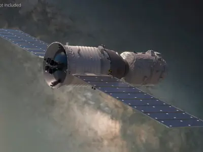  Shenzhou Crew Spacecraft with Solar Panels 