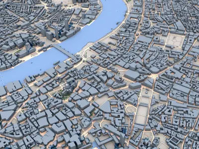 London City United Kingdom 3D model