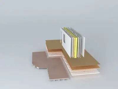 Multi layers layouts Free 3D model