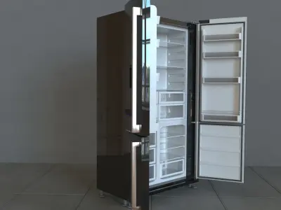 refrigerator futuristic Free 3D model