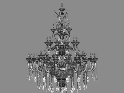 698492 Alzata Osgona Chandelier 3D model