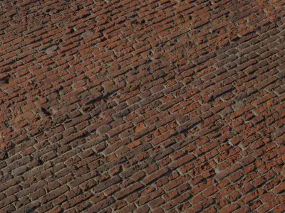 Handmade Rustic Brick Wall Texture