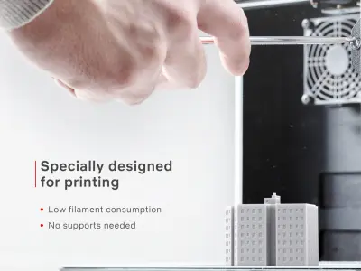 3D Print miniature building RB-US-NY-038 3D print model