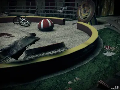 Abandon Horror Circus 3D model
