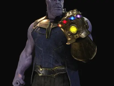 Thanos from Avengers Infinity War - IW Suit 3D model