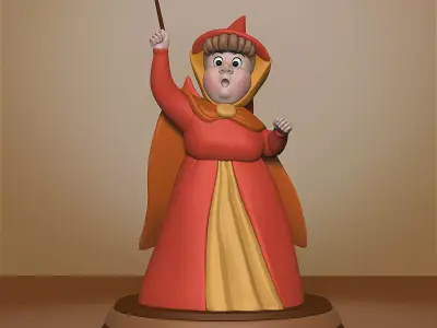 Flora - Sleeping Beauty - 020 3D print model