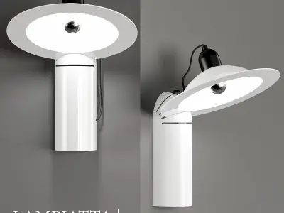 LAMPIATTA lampata wall lamp 3D model