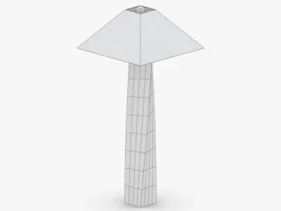 1428 - Floor Lamp Low-poly 3D model