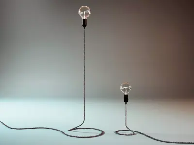 Cord Lamp 3D model
