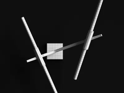 Wall light agnes 2 3D model