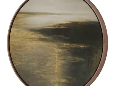 Abstract Painting Frame set 3D model 766