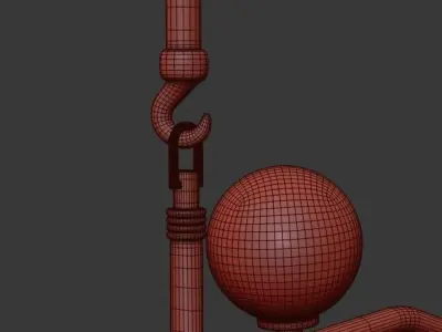 Berry Bomb Chandelier 3D model