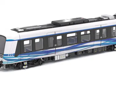 Hitachi Rail Driverless Metro Thessaloniki 3D model