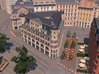 Schildergasse Low-poly 3D model