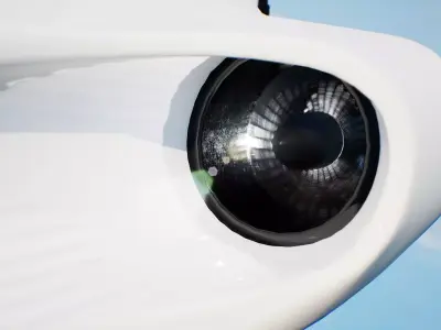 Futuristic Car Consept High Quality Rigged 3D Low-poly 3D model