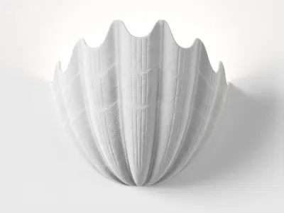 Plaster Shell Uplighter by Rose Uniacke 3D model