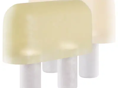 Puffball Room Divider 3D model