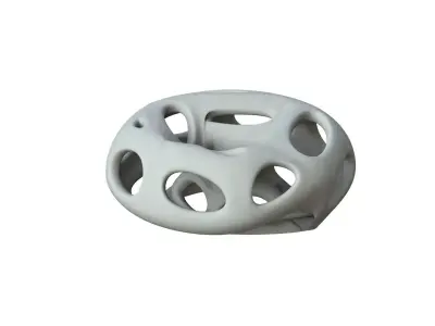 SciFi Cube Object No 65142 Low Poly Shape Low-poly 3D model