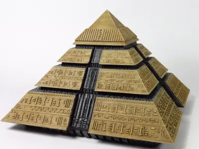 Stargate Ra Pyramid  Model Kit 3D print model