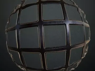Glass Window PBR Seamless Texture