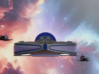 Huge mothership 3D model