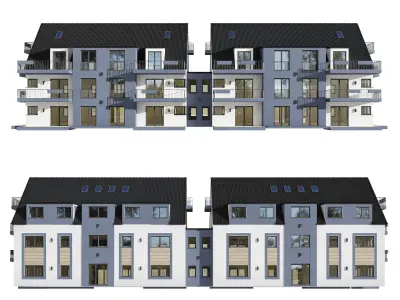 German house 3 3D model