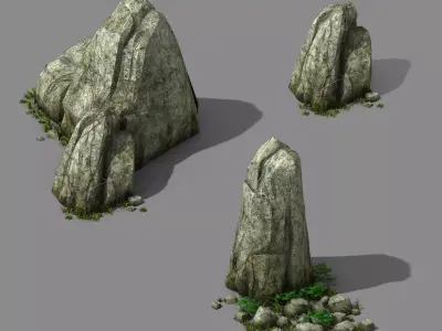 Explore the mountains - Rocks 08 3D model