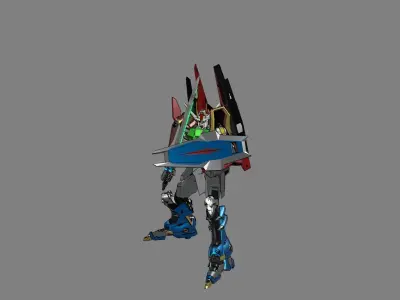 Attacker Gundam 19 3D model