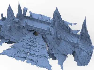Kali sacrifice bridge 3D model
