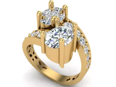 Jewelry ring 369 3D print model