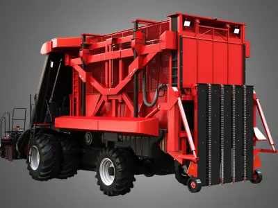 Module Express 635 - Cotton Picker 3D model