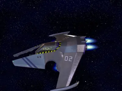 Reaver Spaceship 3D model