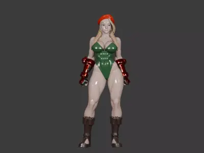 Cammy White  Street Fighter Inspired 3D Character Model  3D model