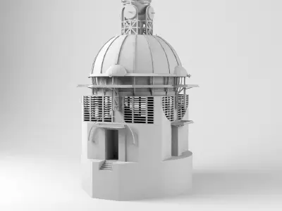 Epicyclarium - Fantasy Building - Lebbeus Woods 3D model