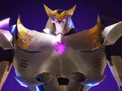 Megatron Transformers Prime Character Rig Low-poly 3D model