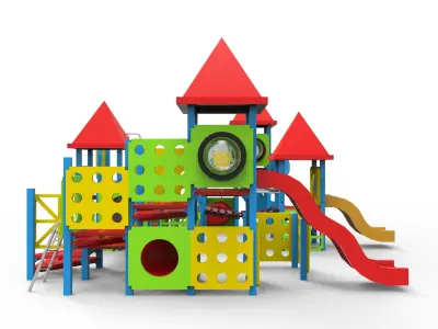 Play Ground  Low-poly 3D model