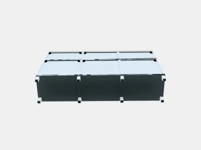 BESTA Storage combination with doors 33 Low-poly 3D model