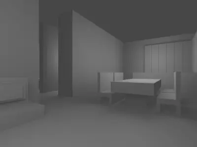 House 001 Low-poly 3D model