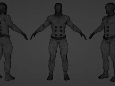 MKII Space Suit 3D model