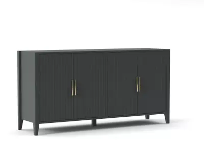 Cabinet Sideboard with 4 Doors 3D model