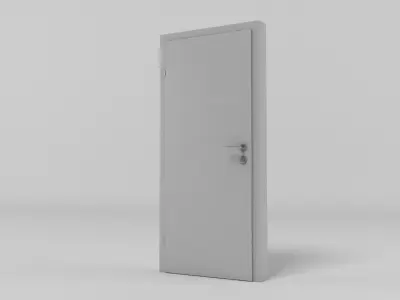 Contemporary Door 1 3D model