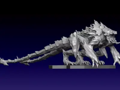 pacific rim mega kaiju 3D model