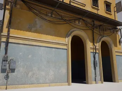 Middle Eastern Urban Building 3D model