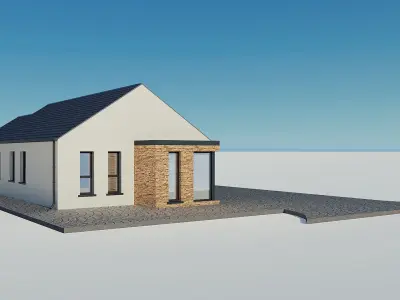 Modern House 12 3D model