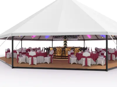 Party Tent 02 3D model