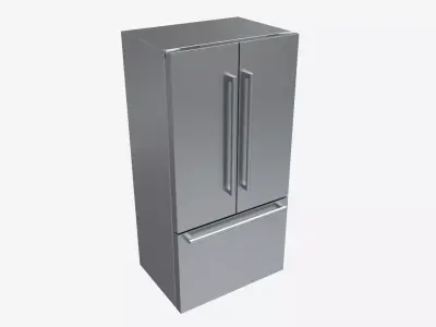 Fridge-freezer Bosch KFF96PIEP 3D model